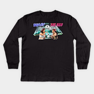 Bayley vs Iyo @ WrestleMania XL Kids Long Sleeve T-Shirt